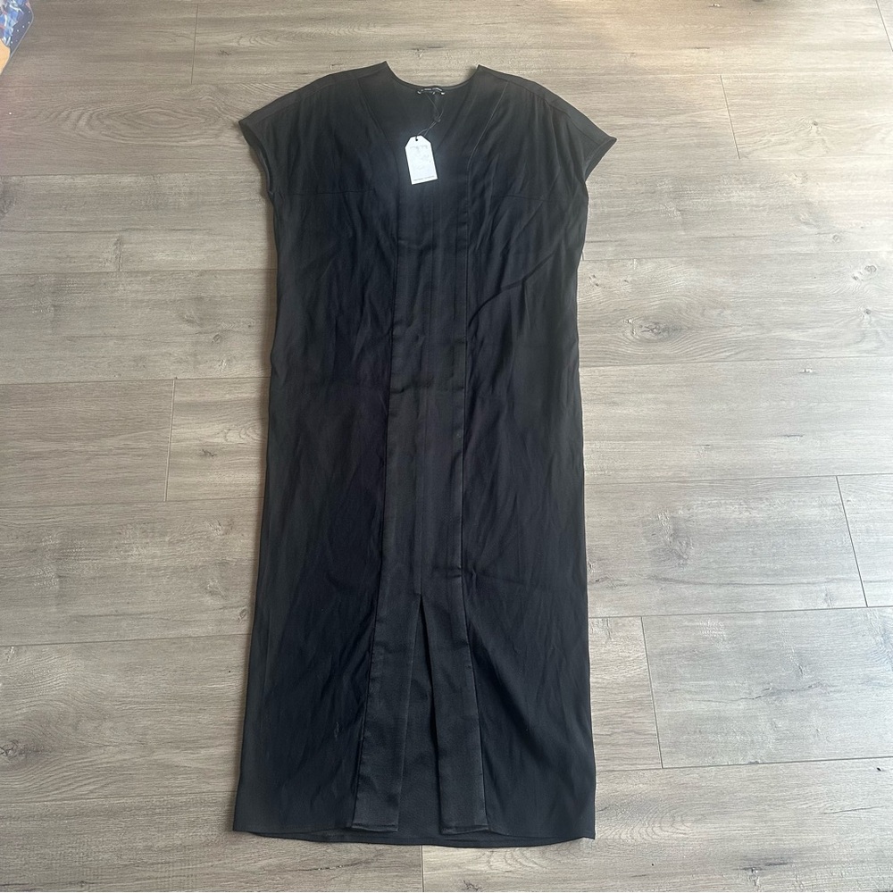 NWT Universal Standard Black Crosby Caftan Dress - size 3XS